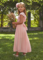 Abel & Lula Παιδική Φόρμα Ολόσωμη γαζα πλισε για Κορίτσι Ροζ  24-05259-050