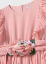 Abel & Lula Παιδική Φόρμα Ολόσωμη γαζα πλισε για Κορίτσι Ροζ  24-05259-050 - Image 5