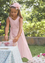 Abel & Lula Παιδική Φόρμα Ολόσωμη γαζα Γκοφρέ για Κορίτσι Ροζ 24-05264-066