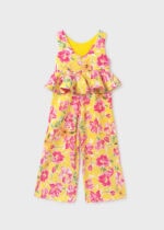 Abel & Lula Παιδική Φόρμα Ολόσωμη κρεπ σταμπωτη για Κορίτσι Κίτρινο  24-05265-004 - Image 2