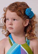 Abel & Lula Παιδικά Σετ 2 Τσιμπιδάκια λουλούδι για Κορίτσι Μπλε 24-05411-016