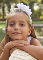 Abel & Lula Παιδική Στέκα λουλούδι οργανζα για Κορίτσι Κρεμ 24-05416-001