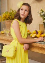 Abel & Lula Παιδική Τσάντα ενισχυμενη λογοτυπο για Κορίτσι Κίτρινο  24-05436-043