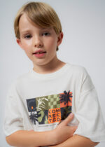 Mayoral Παιδική Μπλούζα  για Αγόρι Κρεμ 24-06038-057 - Image 6