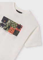 Mayoral Παιδική Μπλούζα  για Αγόρι Κρεμ 24-06038-057 - Image 4