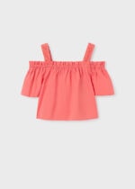 Mayoral Παιδική Πουκαμίσα γκοφρέ  για Κορίτσι Σομόν 24-06101-024 - Image 3