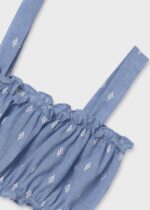 Mayoral Παιδική Πουκαμίσα 2 τεμαχια για Κορίτσι Μπλε 24-06105-014 - Image 5