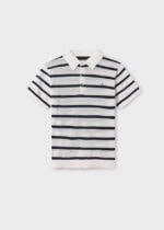 Mayoral Παιδικό Πόλο κοντομάνικο πλεκτο για Αγόρι Κρεμ 24-06109-084 - Image 2