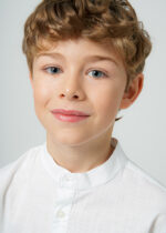 Mayoral Παιδικό Πουκάμισο γιακας mao για Αγόρι Λευκό 24-06121-043 - Image 5