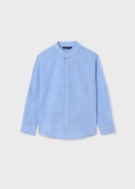 Mayoral Παιδικό Πουκάμισο γιακας mao για Αγόρι Μπλε 24-06121-044 - Image 2