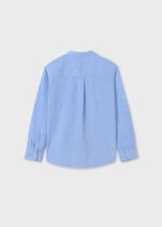 Mayoral Παιδικό Πουκάμισο γιακας mao για Αγόρι Μπλε 24-06121-044 - Image 3