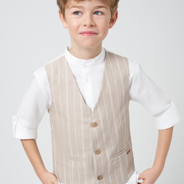 Mayoral Παιδικό Γιλέκο κουστουμιού  για Αγόρι Καφέ 24-06341-046