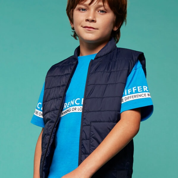 Mayoral Παιδικό Γιλέκο ενισχυμένο για Αγόρι Μπλε 24-06342-015