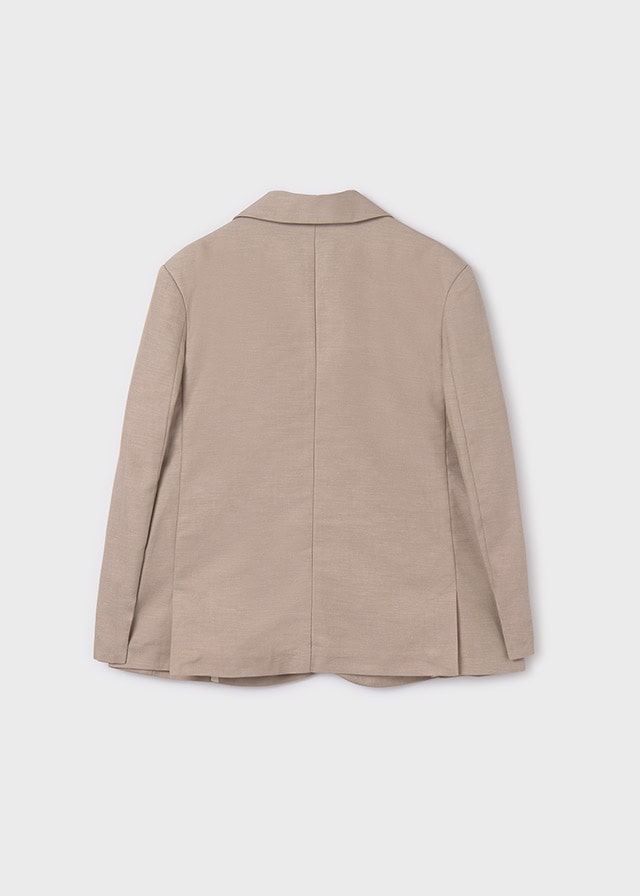 24-06469-046-L-5 Mayoral Παιδικό Σακάκι natural κουστουμιού  για Αγόρι Καφέ 24-06469-046 - Image 3
