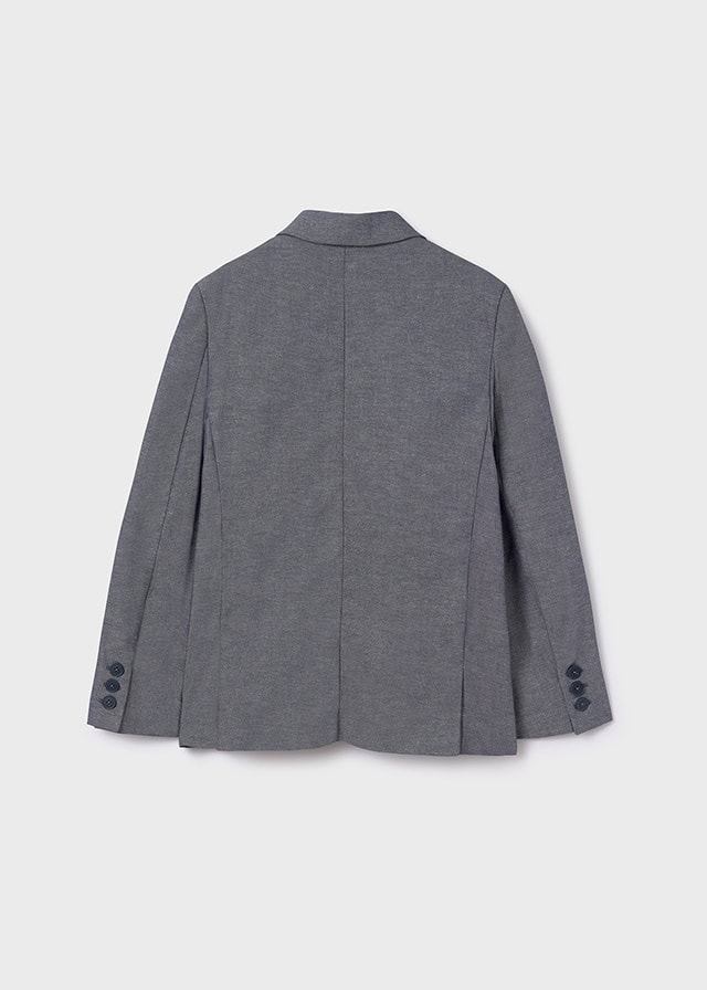 24-06469-047-L-5 Mayoral Παιδικό Σακάκι natural κουστουμιού  για Αγόρι Γκρι 24-06469-047 - Image 3