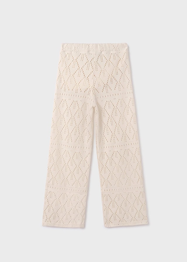 24-06504-089-L-5 Mayoral Παιδικό Παντελόνι διατρητο  για Κορίτσι Μπεζ 24-06504-089 - Image 3