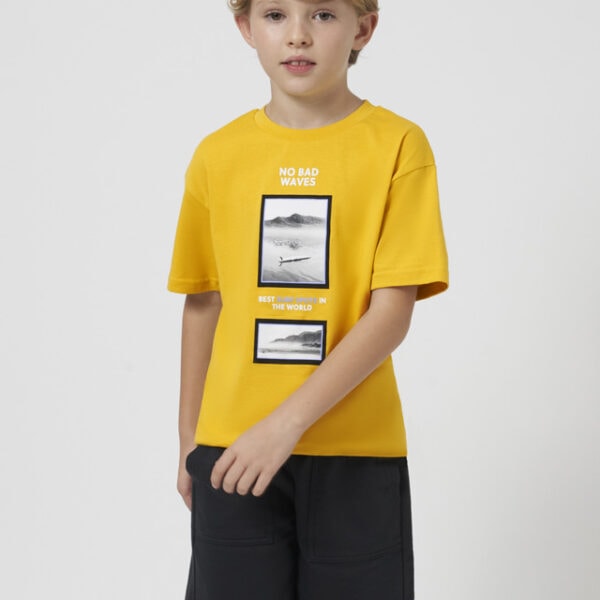 Mayoral Παιδικό Σετ Μακό Κύματα για Αγόρι Κίτρινο 24-06670-076