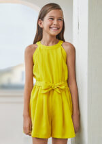 Mayoral Παιδική Φόρμα κοντη κρεπ  για Κορίτσι Κίτρινο 24-06854-051
