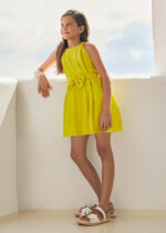 Mayoral Παιδική Φόρμα κοντη κρεπ  για Κορίτσι Κίτρινο 24-06854-051 - Image 5