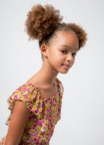 Mayoral Παιδικό Φόρεμα λουλούδια  για Κορίτσι Μωβ 24-06947-028 - Image 5