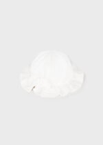 Mayoral Παιδικό Καπέλο Καπαρτινέ για Κορίτσι Λευκό 24-10663-046