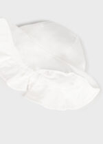 Mayoral Παιδικό Καπέλο Καπαρτινέ για Κορίτσι Λευκό 24-10663-046 - Image 2