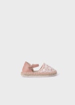 Mayoral Παιδική Εσπαντρίγια μύτη και φτέρνα γιούτα για Κορίτσι Ροζ 24-41555-055