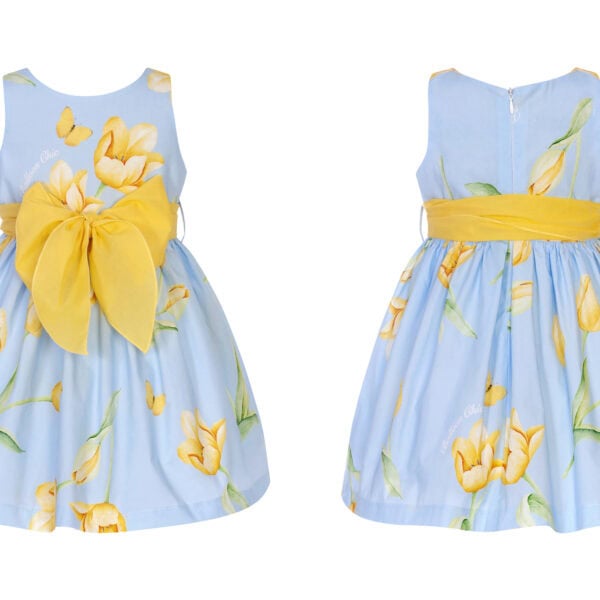 Balloon Chic Παιδικό Φόρεμα για Κορίτσι Μπλε 241F0241