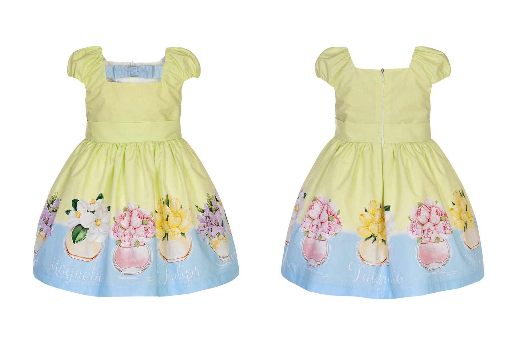 245 Balloon Chic Παιδικό Φόρεμα για Κορίτσι Πράσινο 241F0245 - Image 1