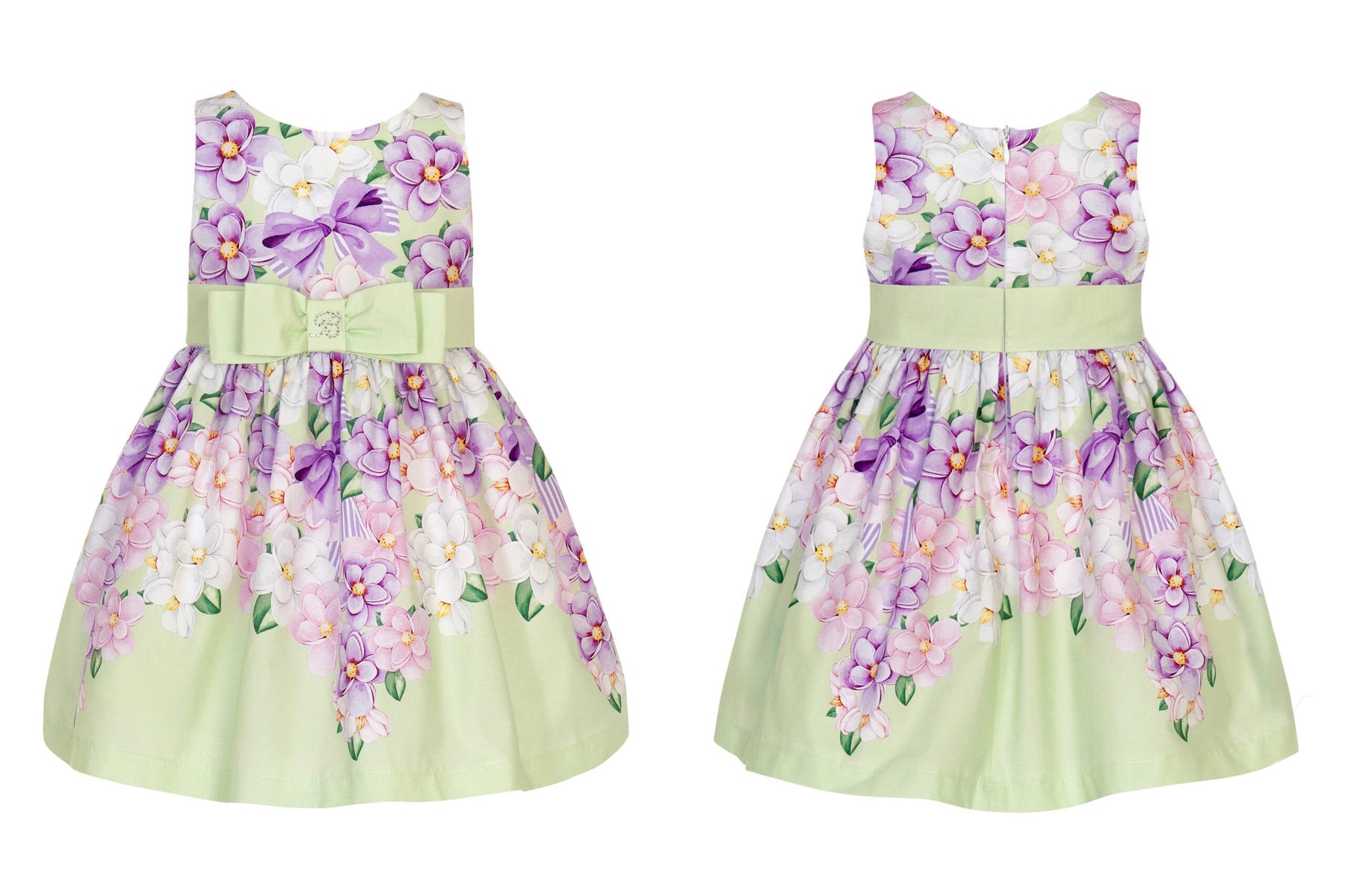 249 Balloon Chic Παιδικό Φόρεμα για Κορίτσι Μωβ 241F0249 - Image 1