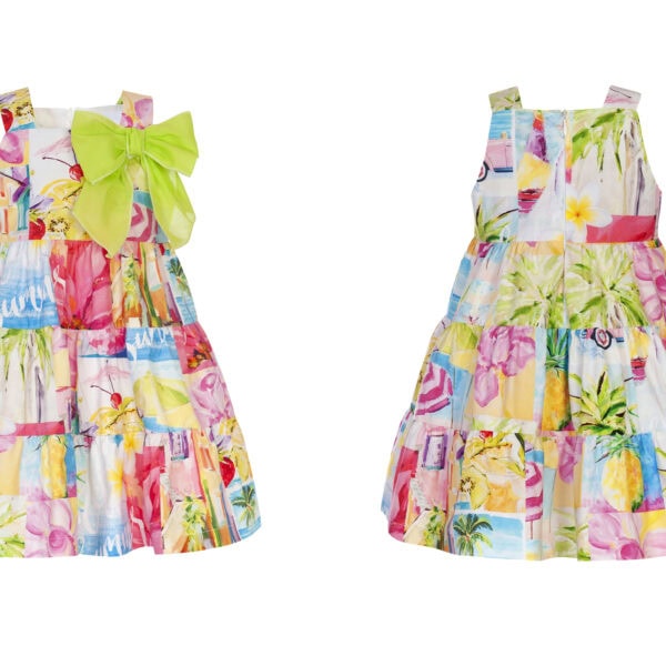 Balloon Chic Παιδικό Φόρεμα για Κορίτσι Πολύχρωμο 241F0252