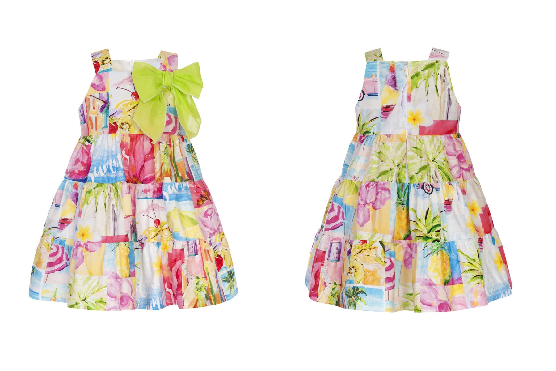 252 Balloon Chic Παιδικό Φόρεμα για Κορίτσι Πολύχρωμο 241F0252 - Image 1