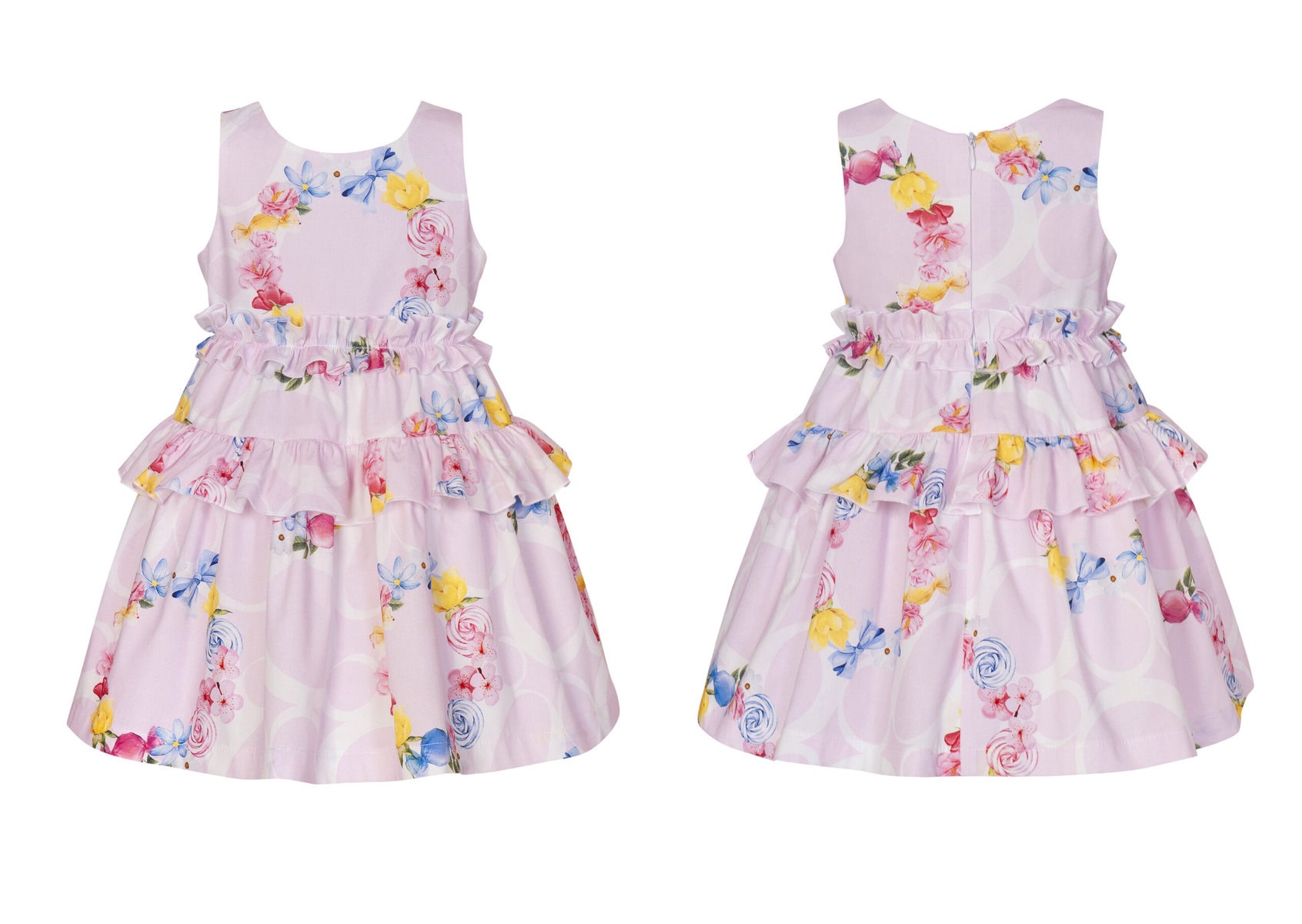 279 Balloon Chic Παιδικό Φόρεμα για Κορίτσι Ροζ 241F0279 - Image 1