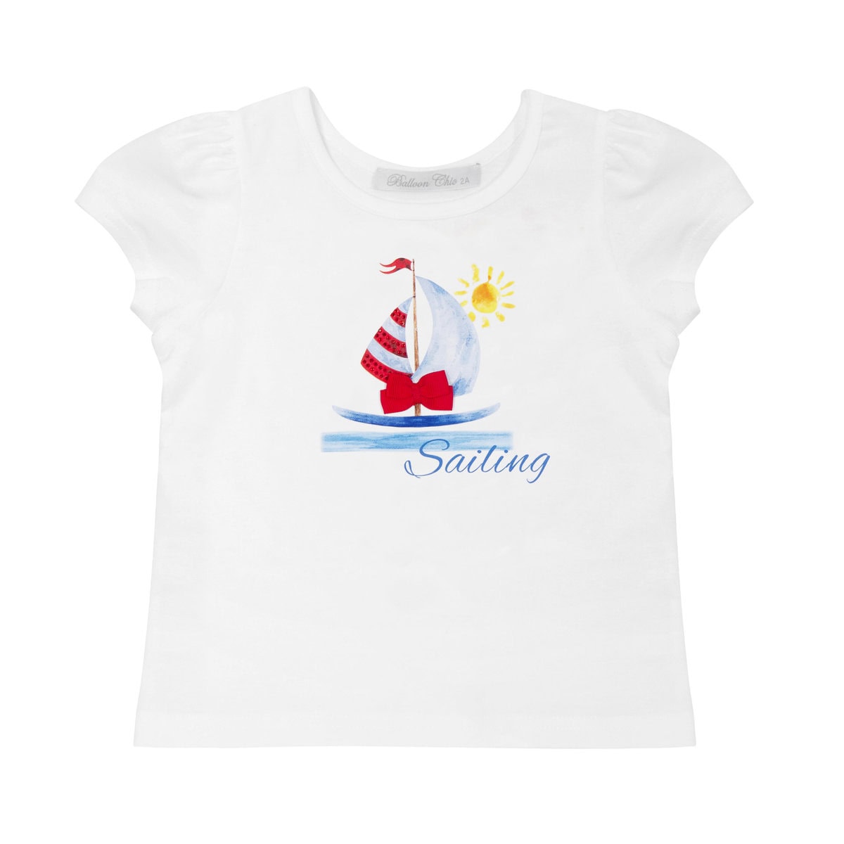 520 Balloon Chic Παιδική Μπλούζα για Κορίτσι Λευκό 241F0520 - Image 1