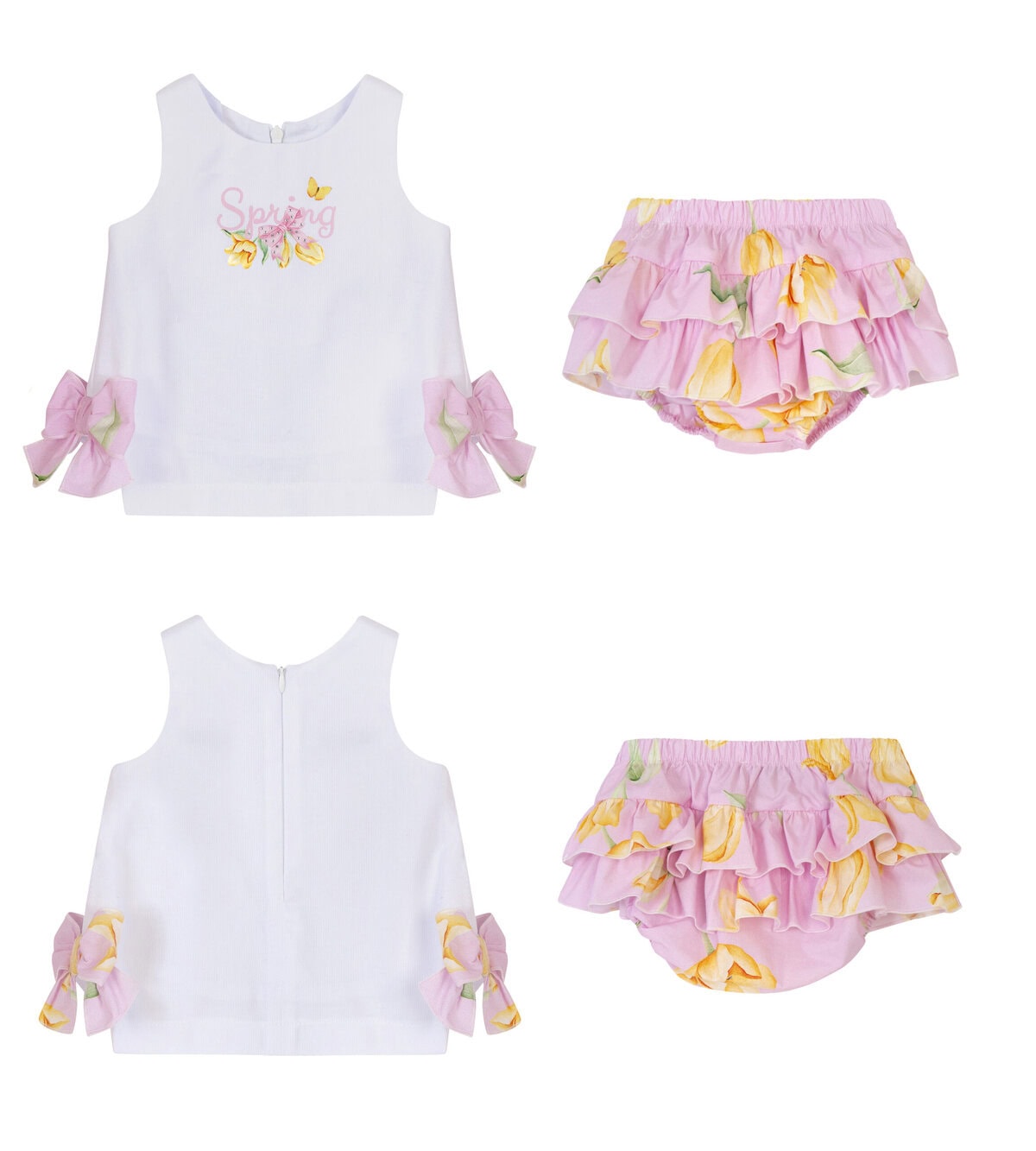 900 Balloon Chic Παιδικό Σετ για Κορίτσι Λευκό 241F0900 - Image 1