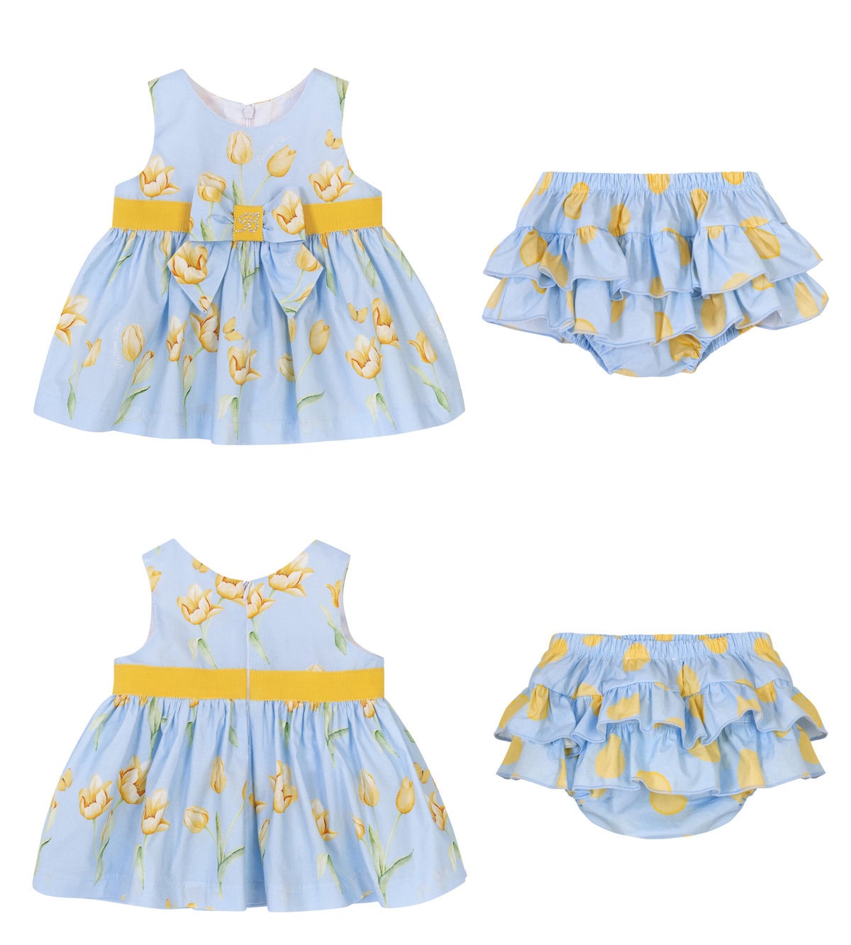 902 Balloon Chic Παιδικό Σετ για Κορίτσι Μπλε 241F0902 - Image 1