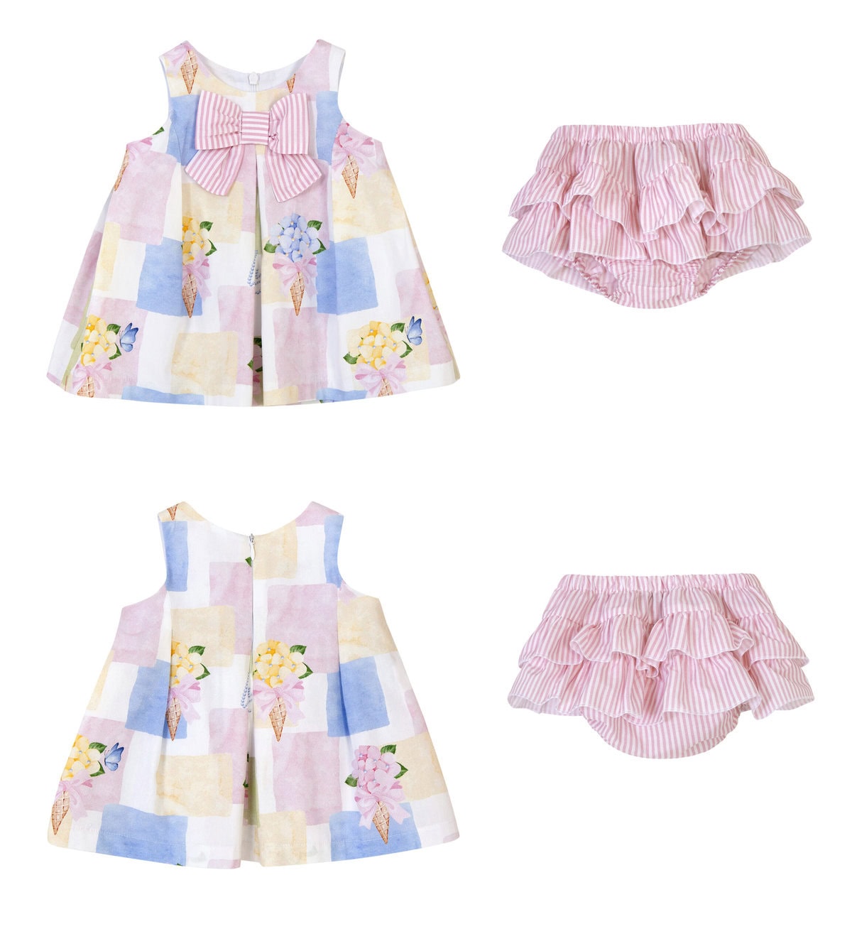 906 Balloon Chic Παιδικό Σετ για Κορίτσι Πολύχρωμο 241F0906 - Image 1