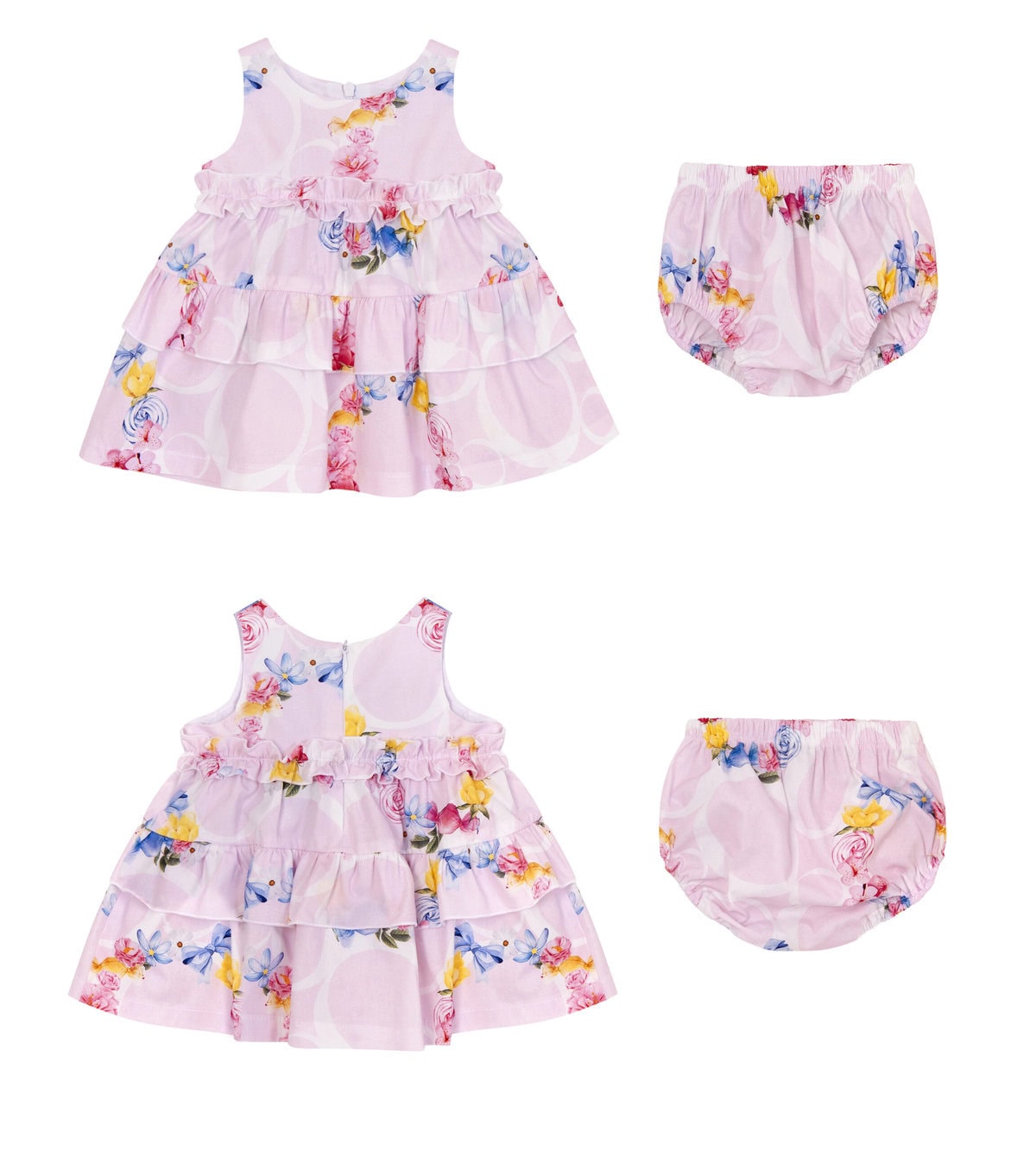 907 Balloon Chic Παιδικό Σετ για Κορίτσι Ροζ 241F0907 - Image 1