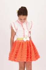 Angels Face Παιδική Φούστα για Κορίτσι Πορτοκαλί 24-BALLROOM - Image 4