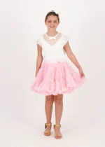 Angels Face Παιδική Μπλούζα για Κορίτσι  Λευκή 24-BUBBLES - Image 3