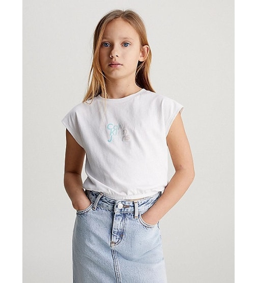 Calvin Klein Παιδική Μπλούζα για Κορίτσι Άσπρο IG0IG02432-YAF