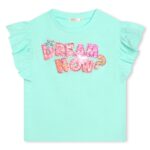 Billieblush Παιδική Μπλούζα Κοντομάνικη για Κορίτσι Πετρόλ U20069-74A