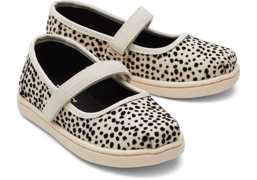 10020536_tiny_maryjane_fogflockedminicheetah_f Toms Παιδική Μπαρέτα για Κορίτσι Animal Print 10020536-Fog-Mini-Cheetah - Image 1