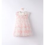 iDo Παιδικό Φόρεμα για Κορίτσι Ροζ 48127-6099-CREAM-PINK