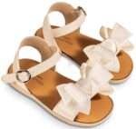 BABYWALKER Βαπτιστικό Πέδιλο για Κορίτσι Εκρού BS-3579