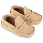BABYWALKER Βαπτιστικό Μοκασίνι για Αγόρι Μπεζ BW-4277