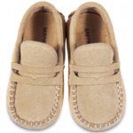 BABYWALKER Βαπτιστικό Μοκασίνι για Αγόρι Μπεζ BW-4277 - Image 2