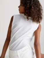 Calvin Klein Παιδική Φούστα για Κορίτσι Άσπρο IG0IG02386-1CD - Image 4