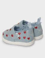 Toms Παιδική Εσπαντρίγια Alpargata για Κορίτσι Μπεζ Τζιν 10020638-Blue-Washed-Hearts - Image 3