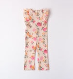 iDo Παιδικό Σετ Τοπ Παντελόνι για Κορίτσι Φλοράλ 48285-6AGB-POUDER PINK-ORANGE